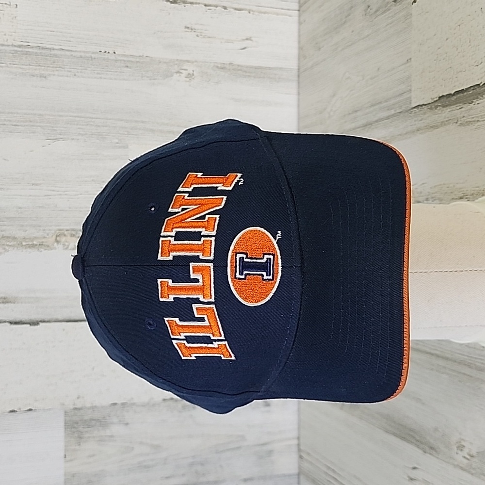 Zephyr University of Illinois Fighting Illini blue orange baseball hat cap FLAW
